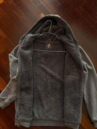 Felpa con pelo Scout grigia taglia M