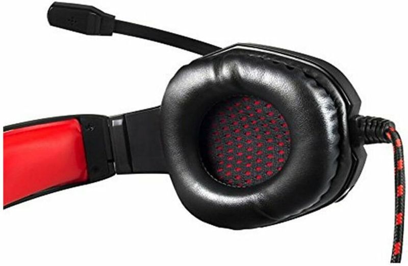 Mars Gaming MH2, Cascos Gaming, 1, Negro Y Rojo afbeelding 5