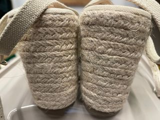 Sandalias Esparto Beige Talla 38