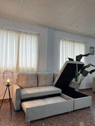 Sofá Cama Chaise Longue con Almacenaje