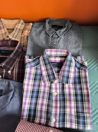 Lote 12 Camicie Uomo a Manica Lunga