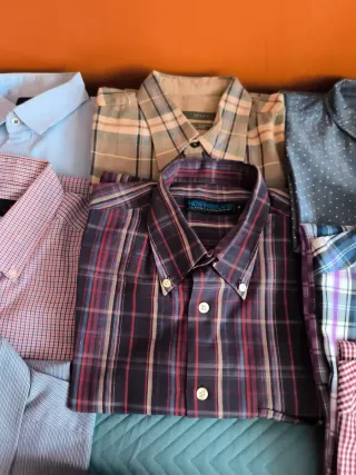 Lote 12 Camicie Uomo a Manica Lunga
