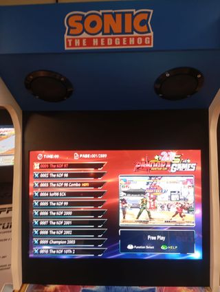 Máquina Arcade Sonic The Hedgehog