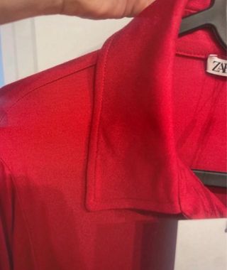 Camiseta Zara Roja Talla Única