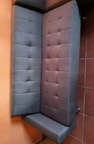 Sofá cama chaise longue gris- grande