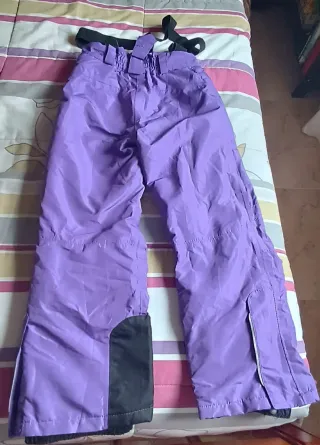 Pantalón Peto Nieve Ski Talla 7-8