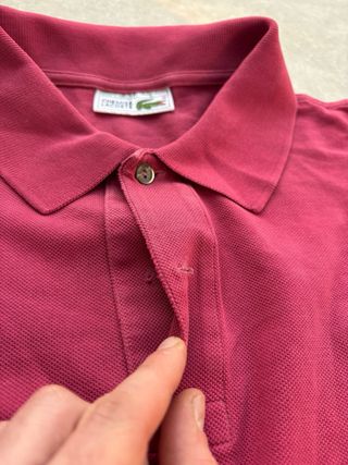 Polo Lacoste Uomo Taglia XL Rosso
