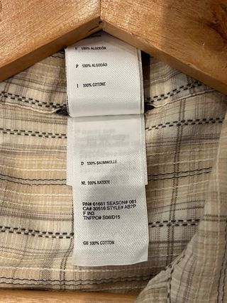 Camisa North Face Manga Corta Talla S