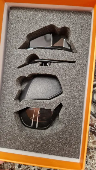 Ratón Gaming MMO 7 Negro y Plata