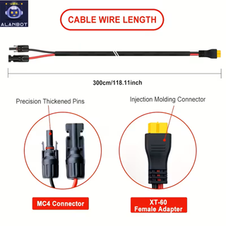 Cable Solar MC4 a XT60 14AWG 3m