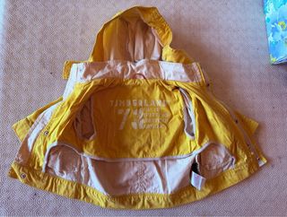 Giacca Timberland gialla con cappuccio