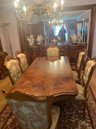 Salon comedor de estilo clásico