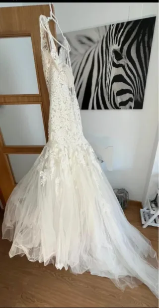 Vestido de Novia Encaje Sirena