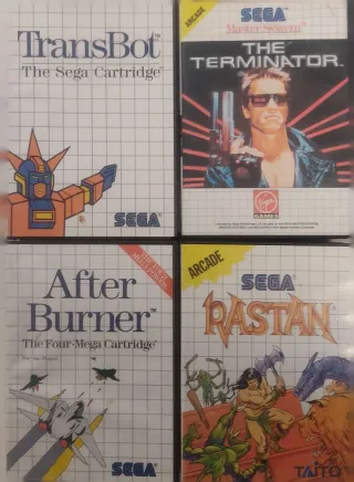Lote Sega MS Plus + Consola y juegos vintage