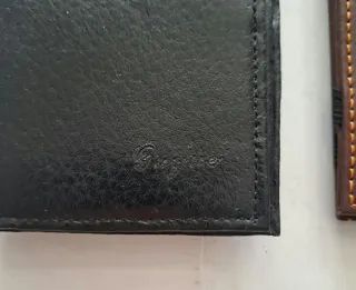 2 Portafogli: Marrone Nuovo, Nero Usato