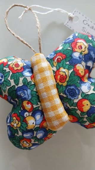 Farfalla decorativa handmade multicolor