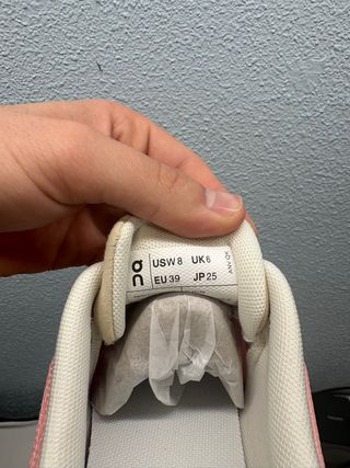 Zapatillas On Mujer Rosa y Beige