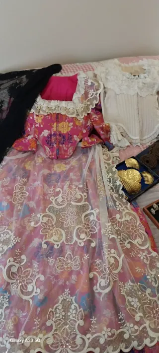 Traje de Fallera Multicolor Talla Única