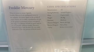 Moneta Freddie Mercury Royal Mint