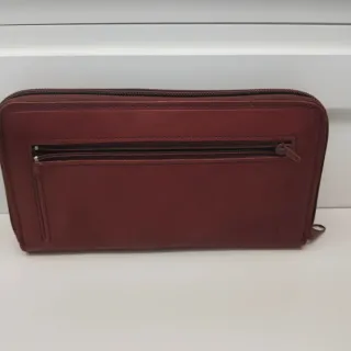 Cartera de piel mujer Modlux Marrón