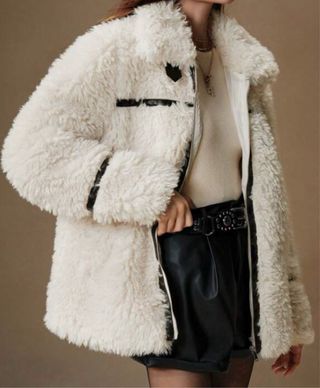 Chaqueta pelo sintético