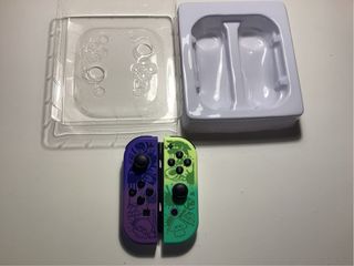 Joy-Cons Nintendo Switch Splatoon + Supporto