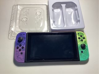 Joy-Cons Nintendo Switch Splatoon + Supporto