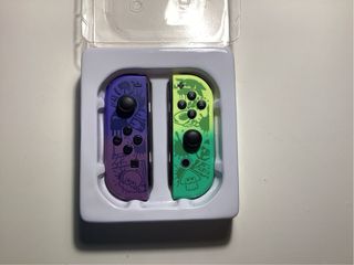 Joy-Cons Nintendo Switch Splatoon + Supporto