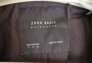 Abrigo Pelo Zara Shaggy Azul Petróleo