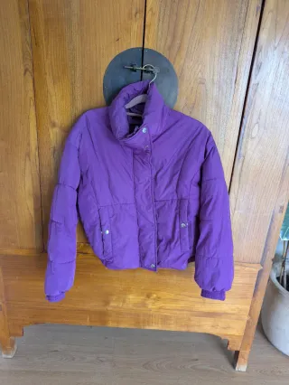 Cazadora morada talla S