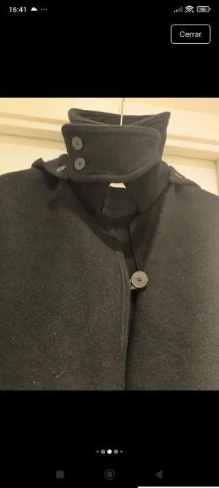 Capa Zara Negra Nueva