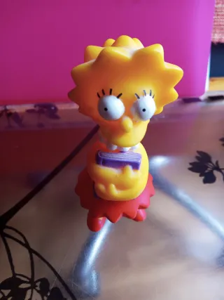 Lote de 3 figuras Los Simpson (Bart, Homer, Lisa)