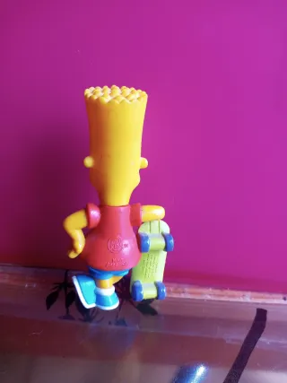 Lote de 3 figuras Los Simpson (Bart, Homer, Lisa)