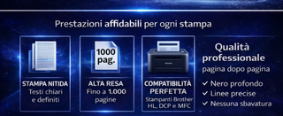 Toner Compatibile Brother TN1050 Nuovo per HL1110