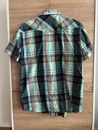 Camisa Levi's cuadros manga corta