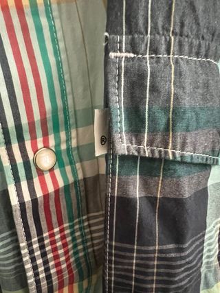 Camisa Levi's cuadros manga corta