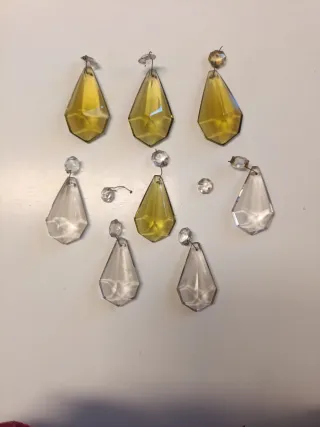 Lágrimas de cristal para lámpara