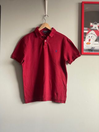 Polo Ralph Lauren Rojo Talla L Slim Fit