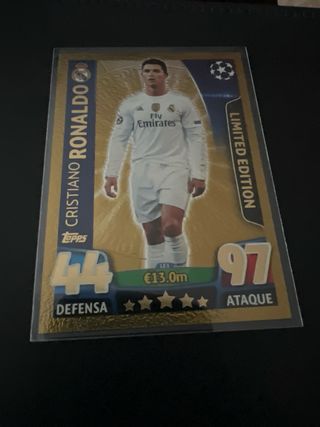Lote 3 Cromos Cristiano Ronaldo Topps