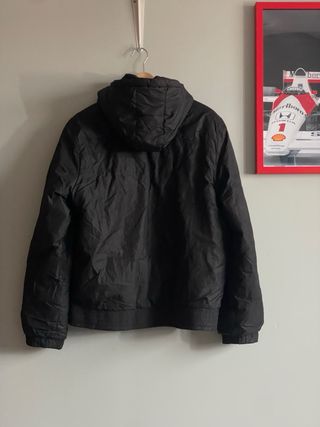 Abrigo Puma Negro con capucha desmontable