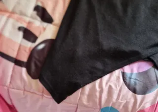 Maglia donna nera con cintura