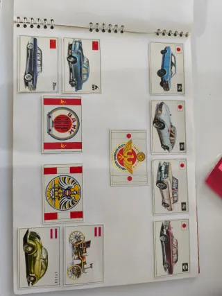 Colección Estampas Coches Años 70