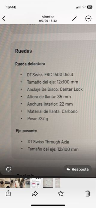Ruedas 27.5! DT Swiss ERC 1600 Dicut