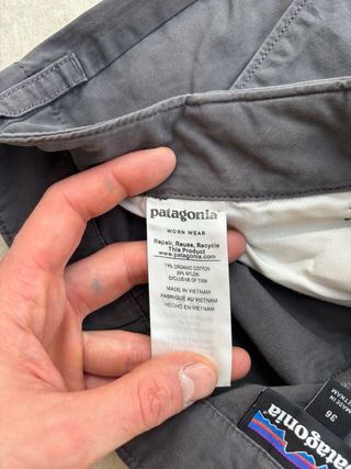 Pantaloni Patagonia Uomo Grigio