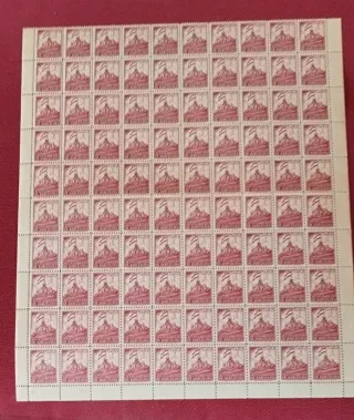 Pliego 100 Sellos Ayuntamiento Barcelona