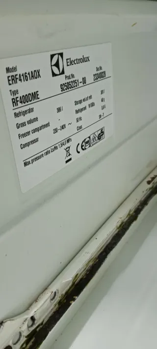 NEVERA ELECTROLUX DE UNA PUERTA NO FROST ENERGÍA A
