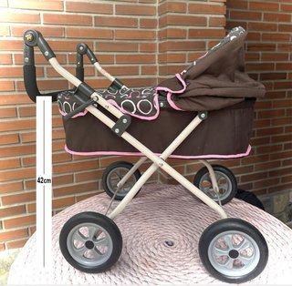 Carrito Muñecas Maclaren plegable (42cm hasta 71c)