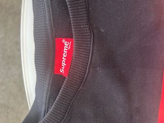 Sudadera Supreme Negra Box Logo