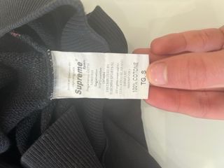 Sudadera Supreme Negra Box Logo