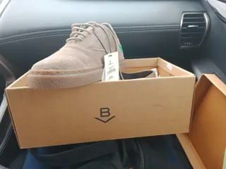 Zapatos Boston Hombre Beige Talla 42 Nuevos.